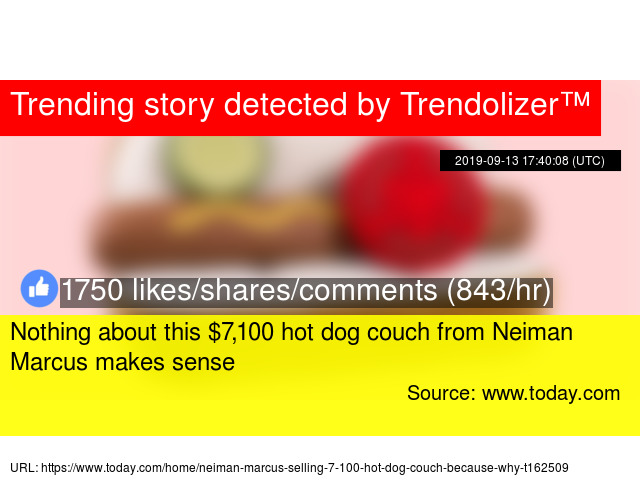 Nothing About This 7 100 Hot Dog Couch From Neiman Marcus Makes Sense